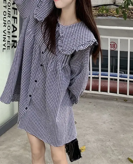 Women's White French Style Long Sleeve Dress 2022 — feature 10