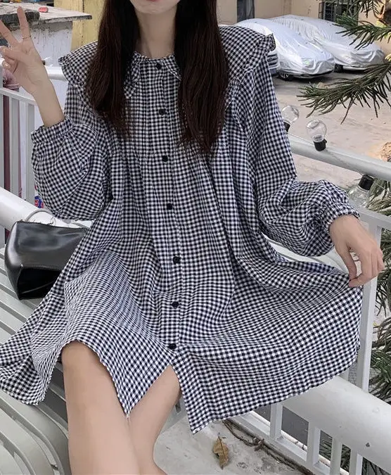 Women's White French Style Long Sleeve Dress 2022 — feature 8