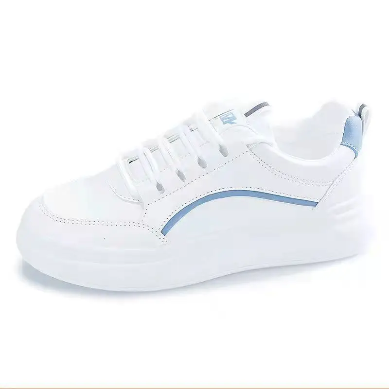 Women White Thick Casual Sneakers Summer 2022 - Image 7