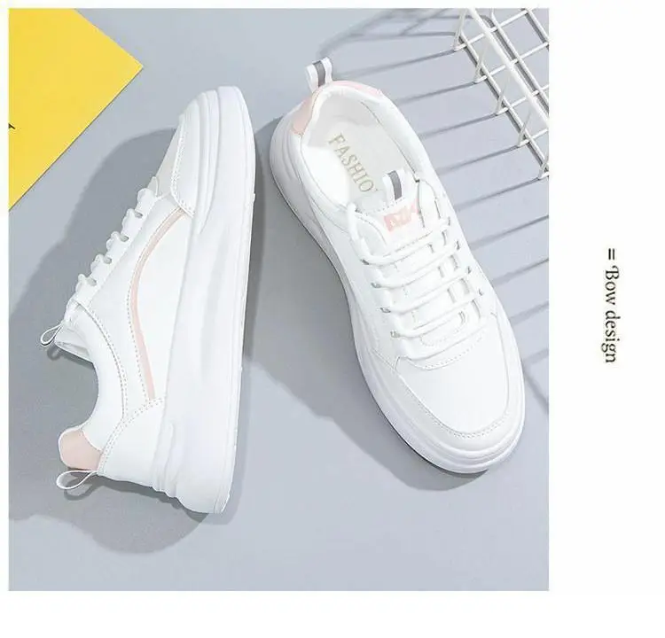 Women White Thick Casual Sneakers Summer 2022 — feature 7