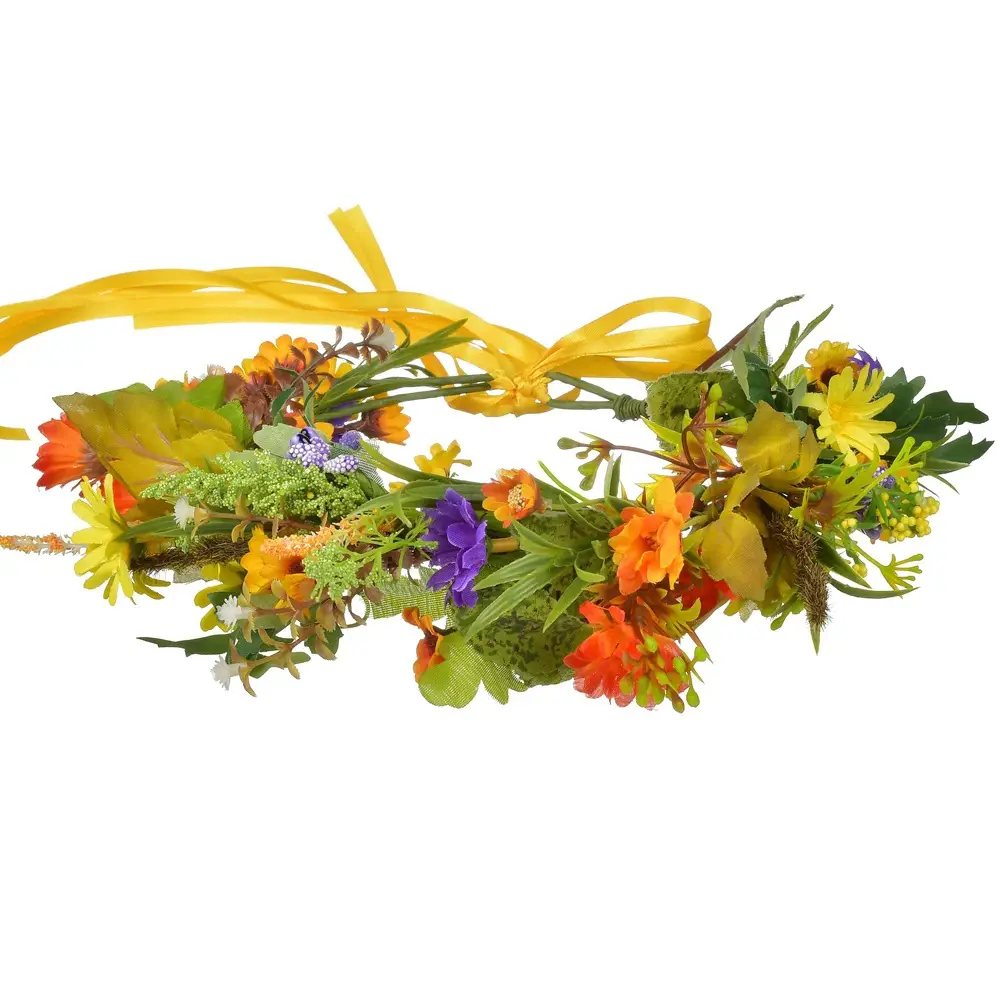 Spring Floral Handmade Wreath for Girls Women - Image 10