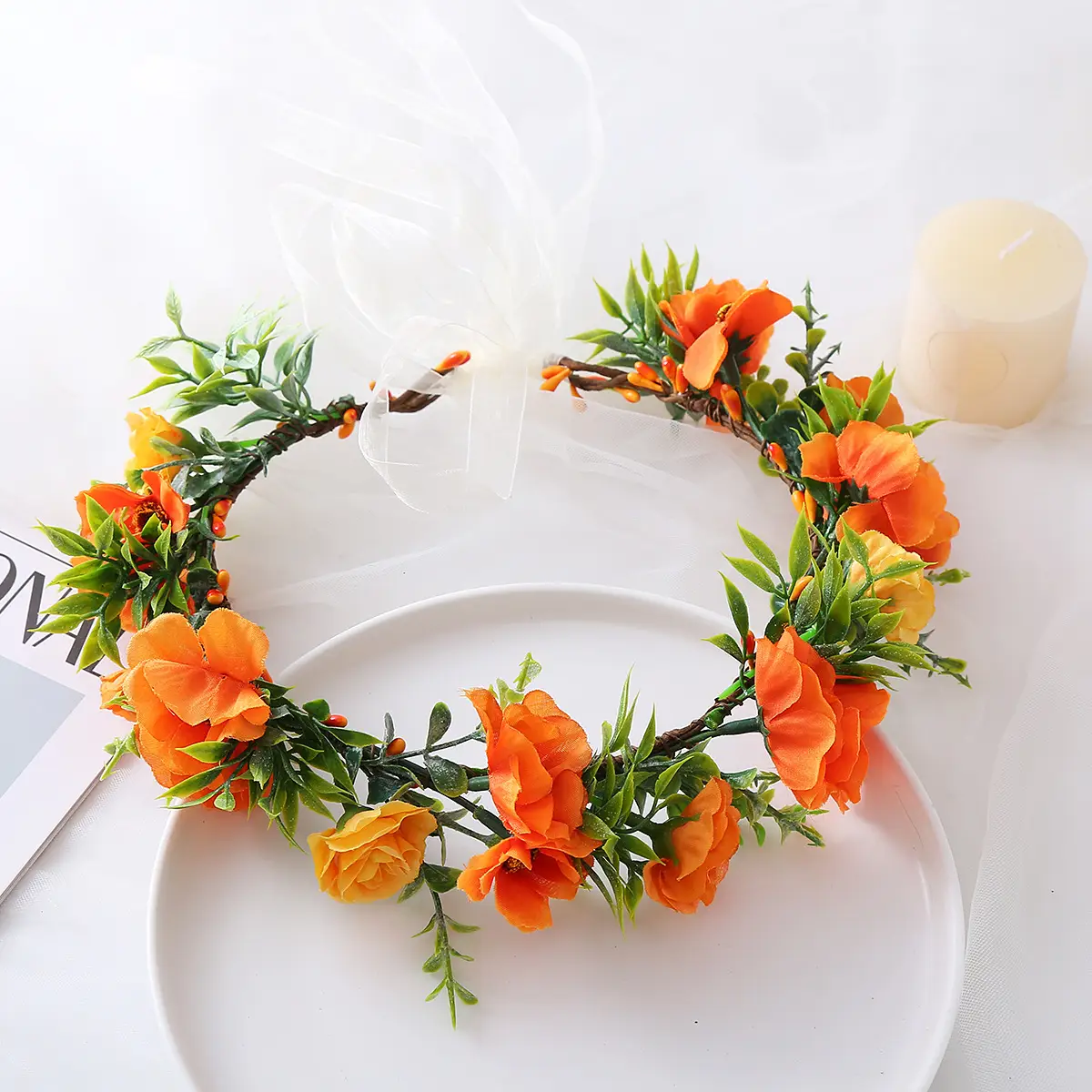 Spring Floral Handmade Wreath for Girls Women — feature 15