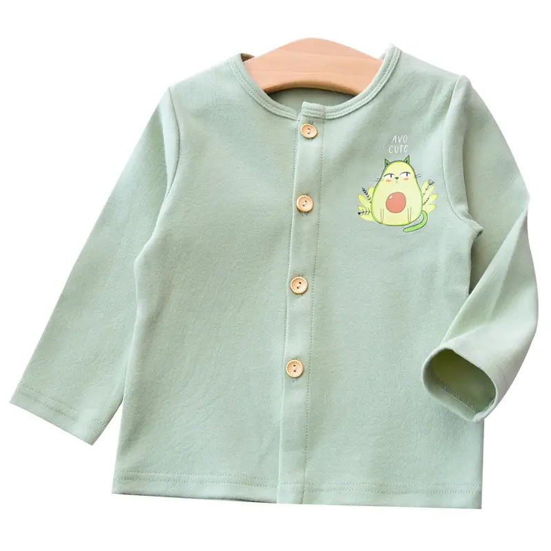 Baby Cotton Cardigan Top Pink Strawberry Print - Image 12
