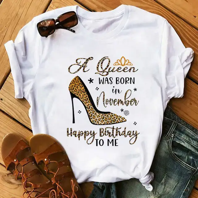Women High Heel Printed T-Shirt White Casual Summer Wear - Image 7