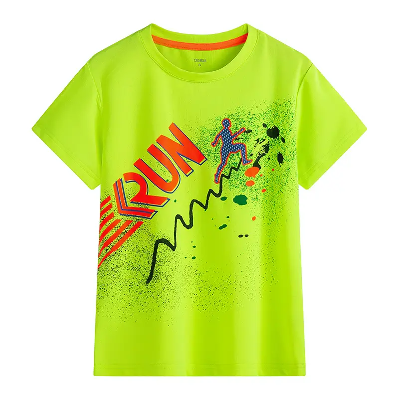 Blue At The Run T-Shirt for Boys Big Kids - Image 29