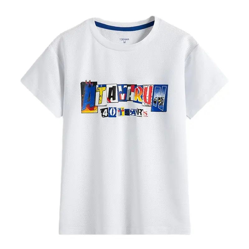 Blue At The Run T-Shirt for Boys Big Kids - Image 35