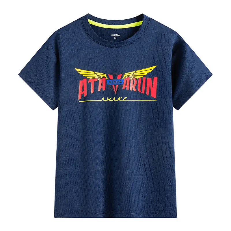 Blue At The Run T-Shirt for Boys Big Kids - Image 12