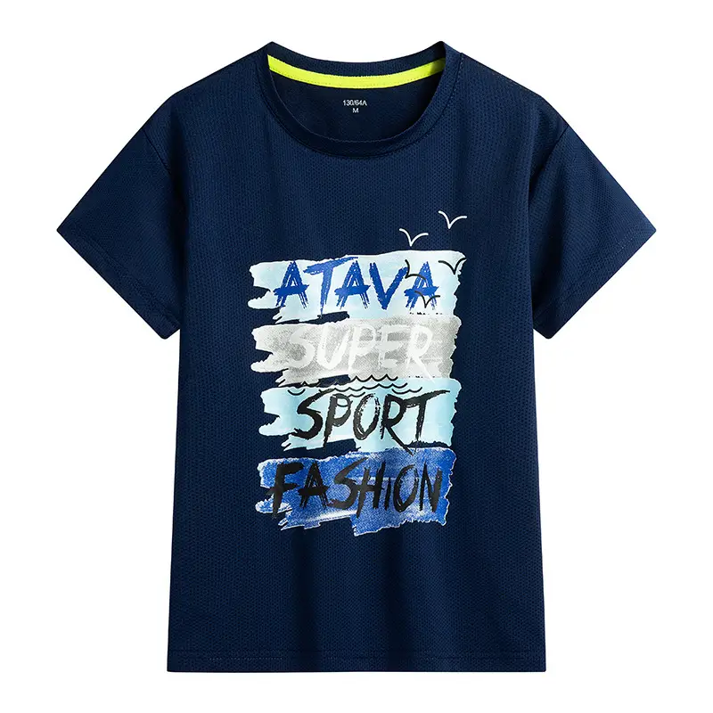 Blue At The Run T-Shirt for Boys Big Kids - Image 18