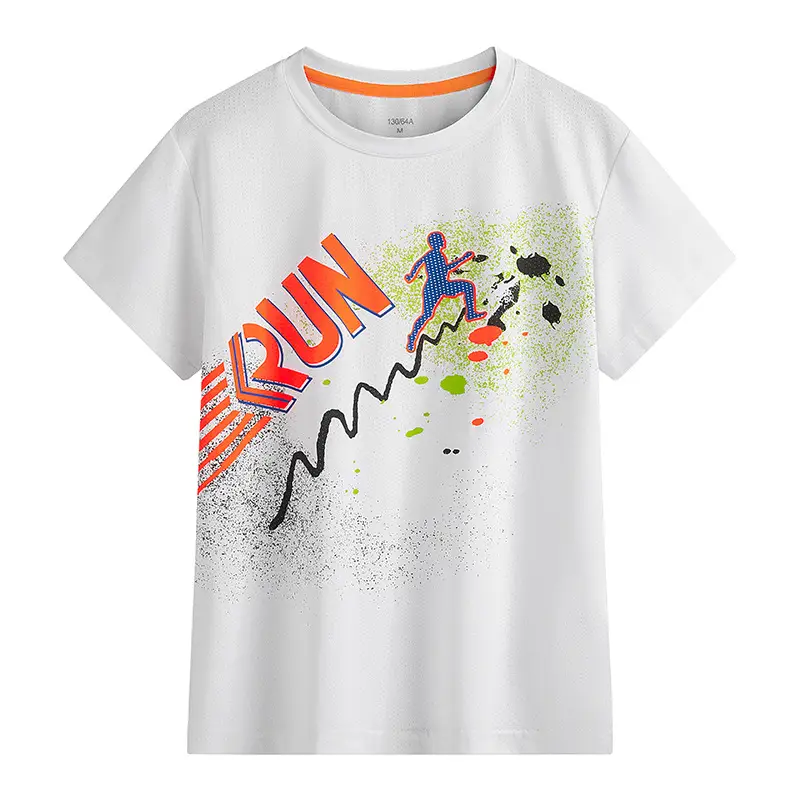 Blue At The Run T-Shirt for Boys Big Kids - Image 27