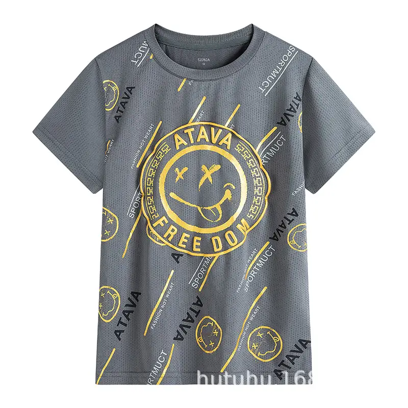 Blue At The Run T-Shirt for Boys Big Kids - Image 33