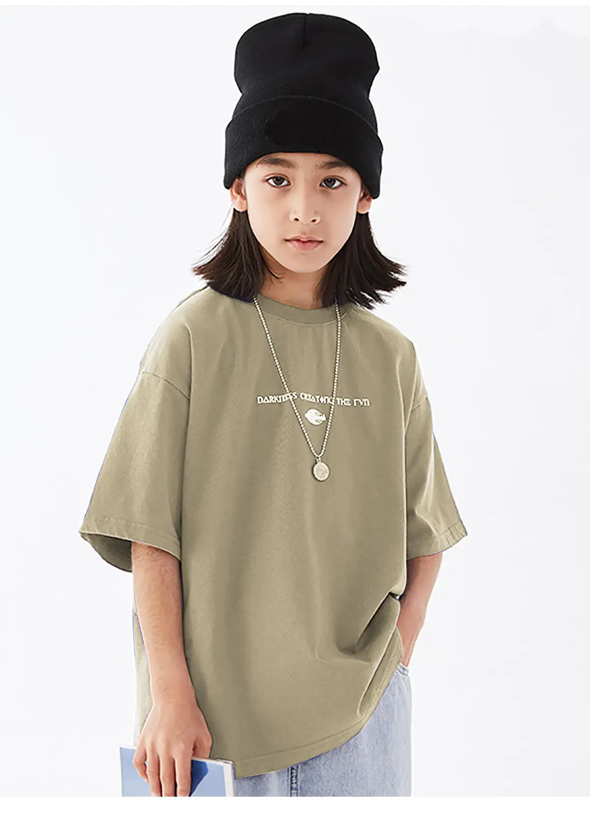 Kids White Cotton T-Shirt Short Sleeve Boys Summer Wear — feature 14