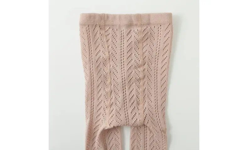 Baby Spanish Style Cotton Leggings 0-2Yr Pink Bow — feature 11