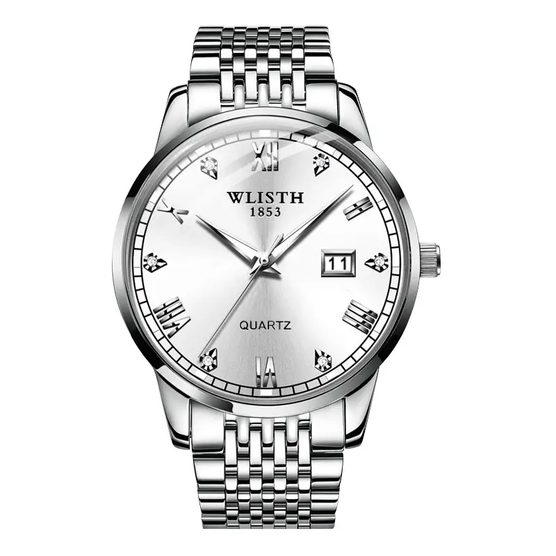Wally Full Automatic Men's Quartz Watch Gold Steel Band