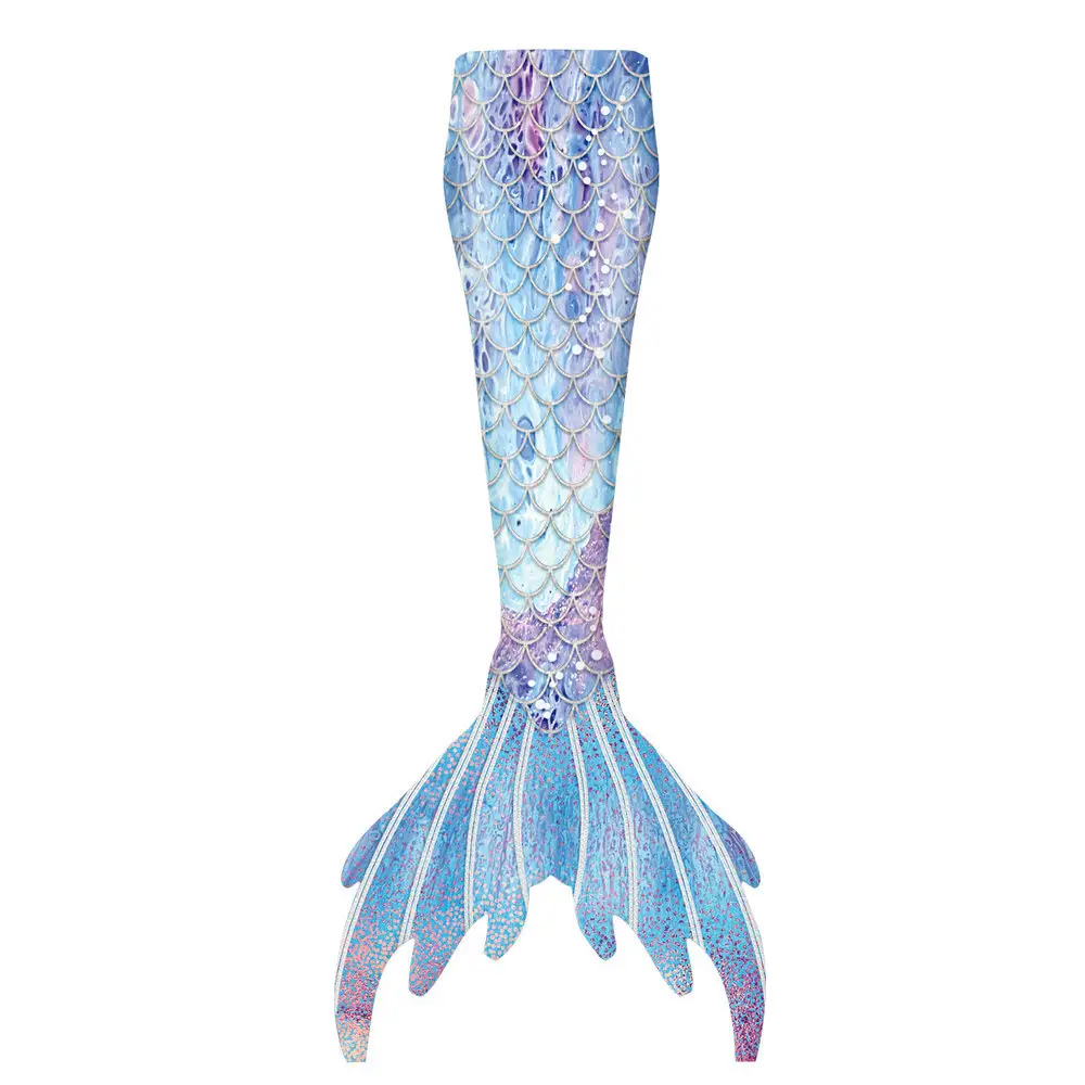 Mermaid Tail Strapless Fish Tail Dress for Girls