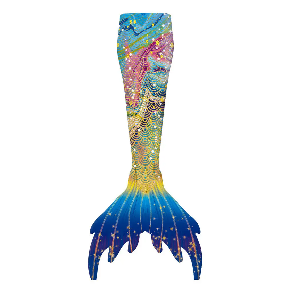 Mermaid Tail Strapless Fish Tail Dress for Girls