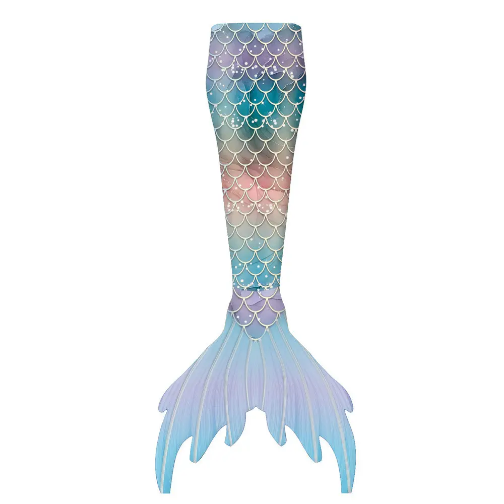 Mermaid Tail Strapless Fish Tail Dress for Girls
