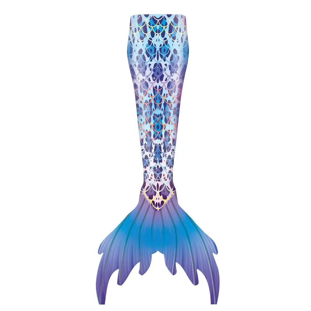 Mermaid Tail Strapless Fish Tail Dress for Girls