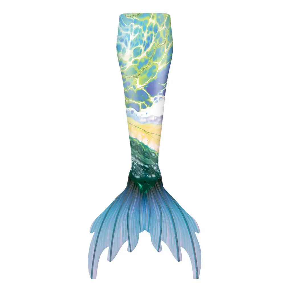 Mermaid Tail Strapless Fish Tail Dress for Girls