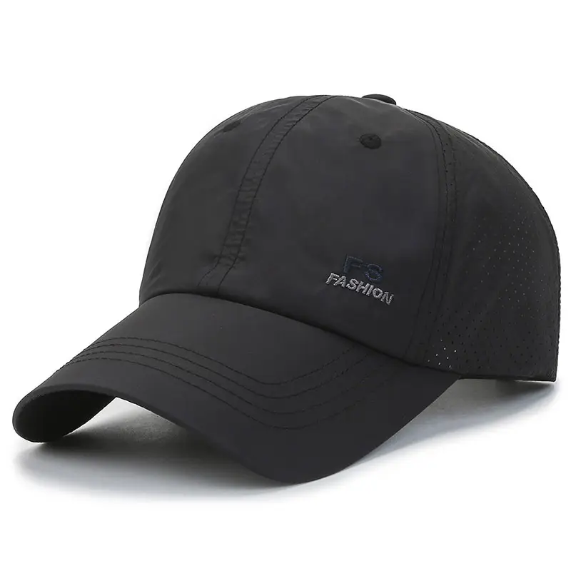 Men's Navy Blue Baseball Cap with Brand Logo