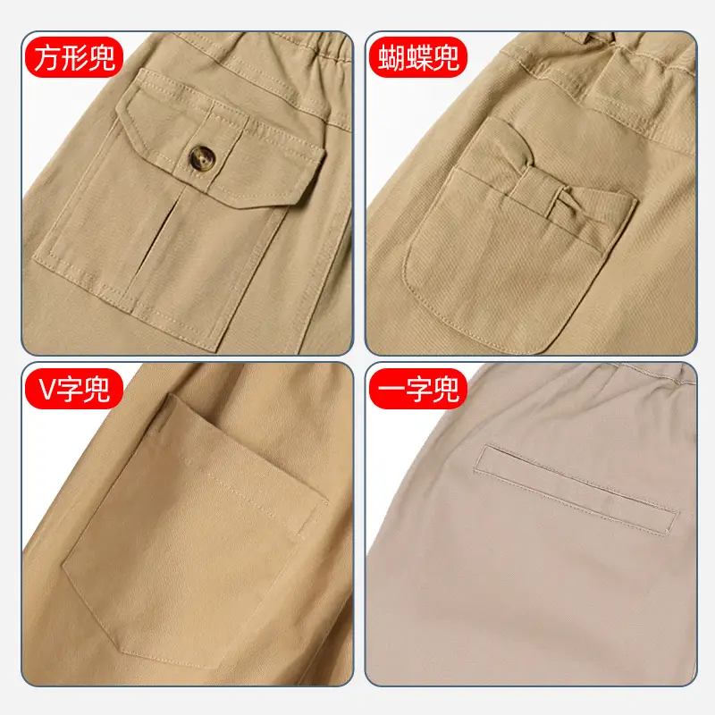 Children's Khaki Casual Pants for Boys Spring Autumn - Image 26