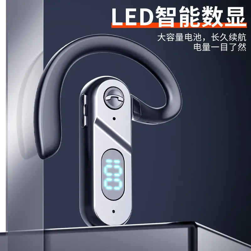Wireless Bluetooth Headset with Digital Display & Replaceable Battery - Image 5
