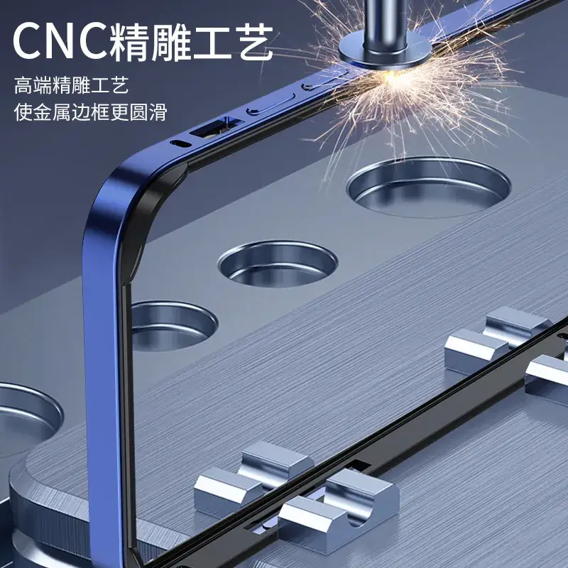 Apple iPhone 16 Pro Aluminum Case Anti-Fall 15 Light - Image 130