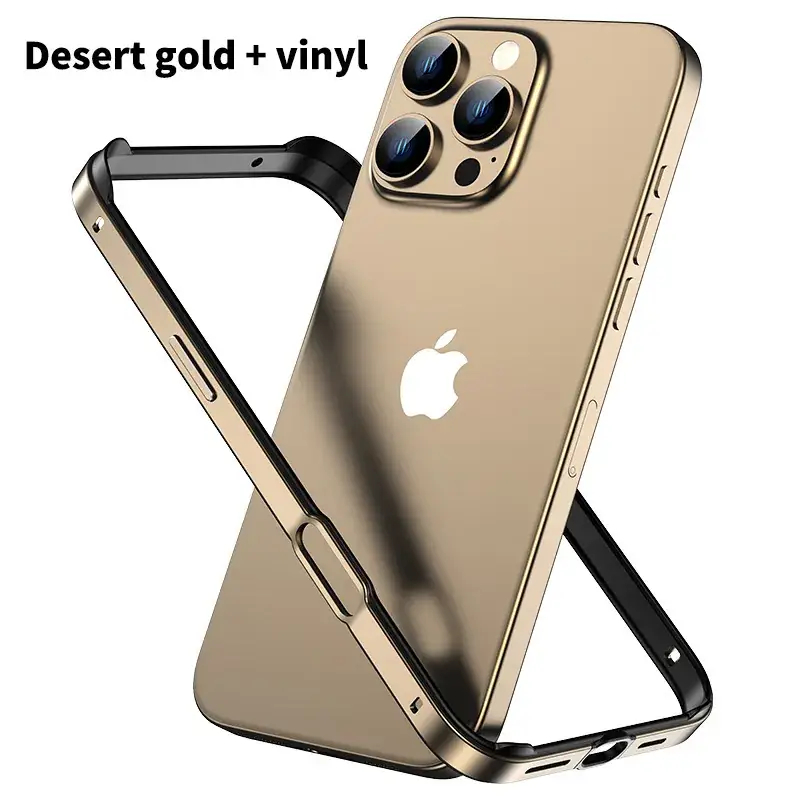 Apple iPhone 16 Pro Aluminum Case Anti-Fall 15 Light - Image 76