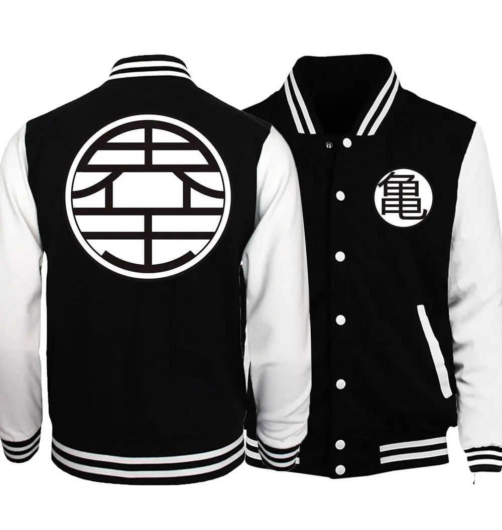 Naruto Black White Bomber Jacket One Size
