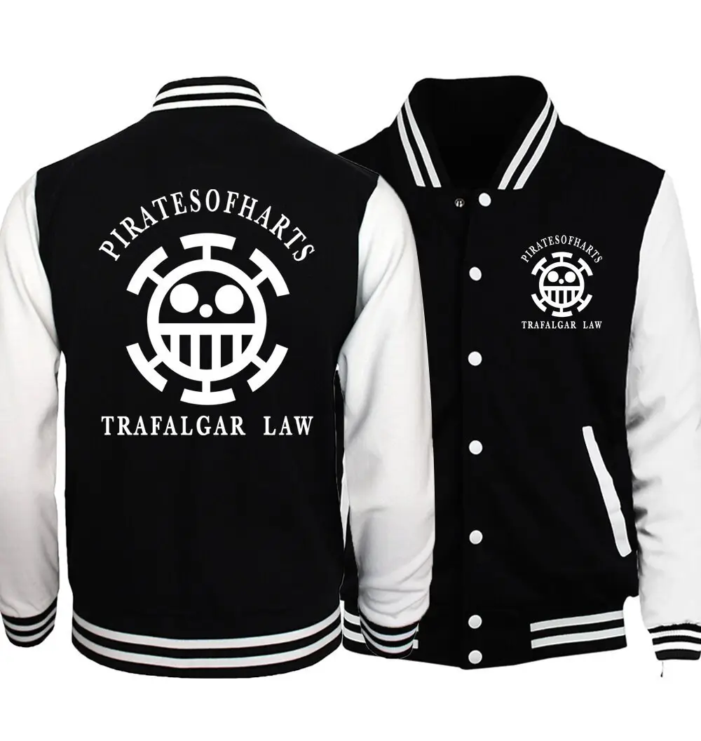 Naruto Black White Bomber Jacket One Size