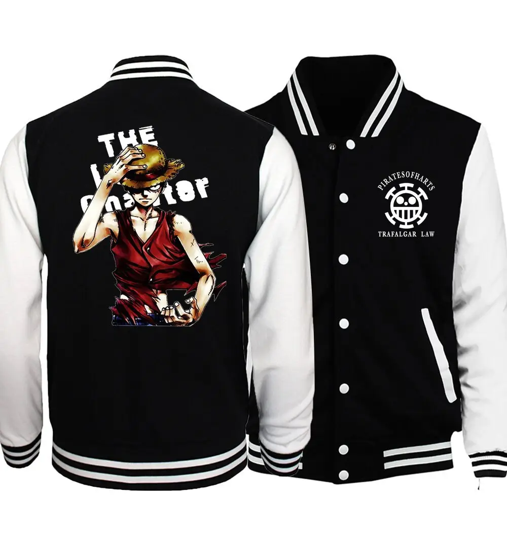 Naruto Black White Bomber Jacket One Size