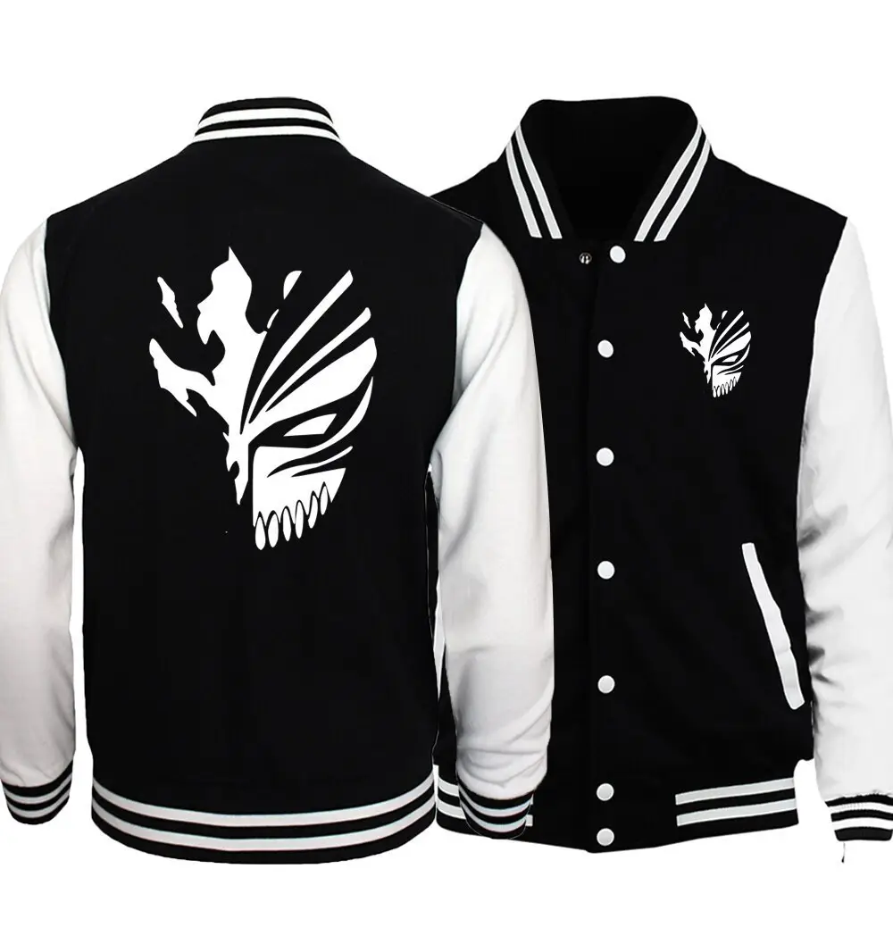Naruto Black White Bomber Jacket One Size