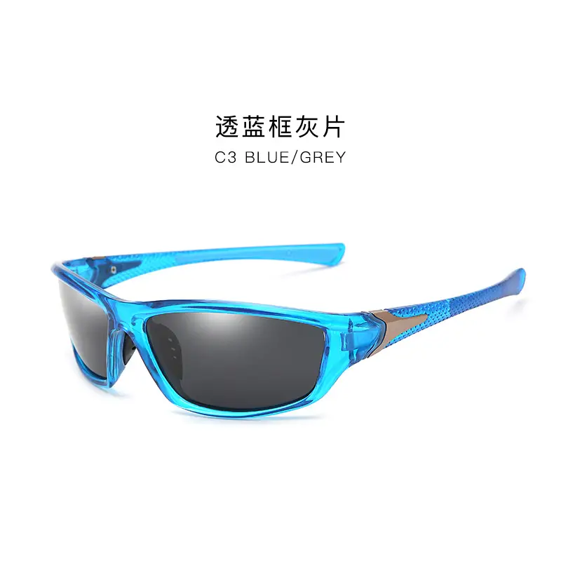 Black Frame Orange Polarized Sunglasses for Men Women - Image 3