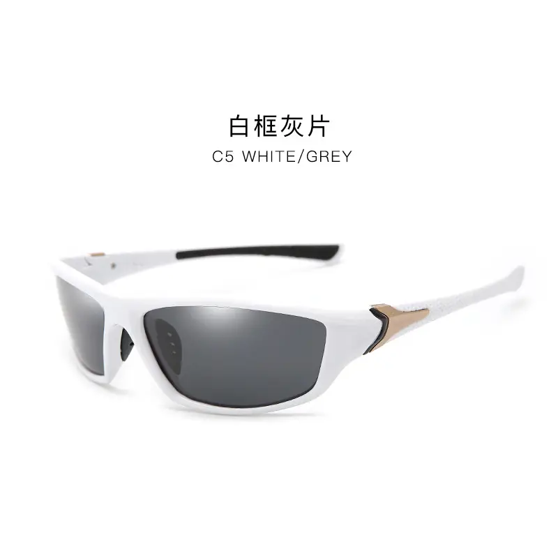 Black Frame Orange Polarized Sunglasses for Men Women - Image 4