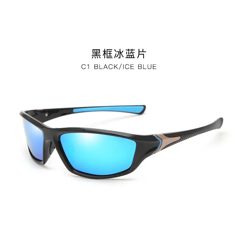 Black Frame Orange Polarized Sunglasses for Men Women - Image 5