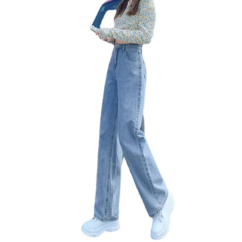 Women Wide Leg Denim Pants High Waist 2023 - Image 6