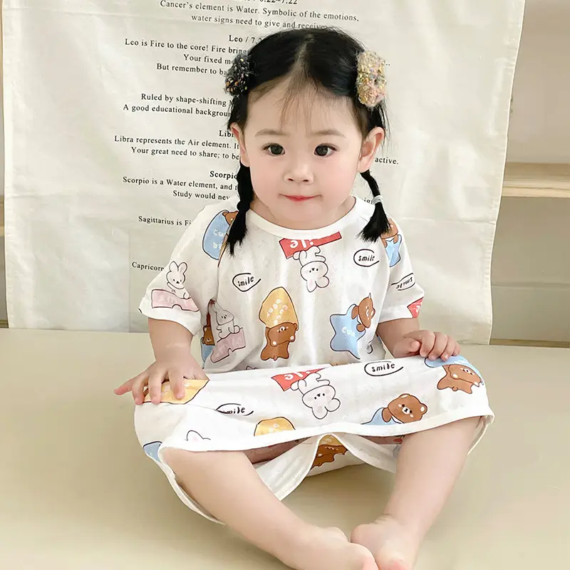Bamboo Fiber Nightdress for Kids with Cute Print - Image 12