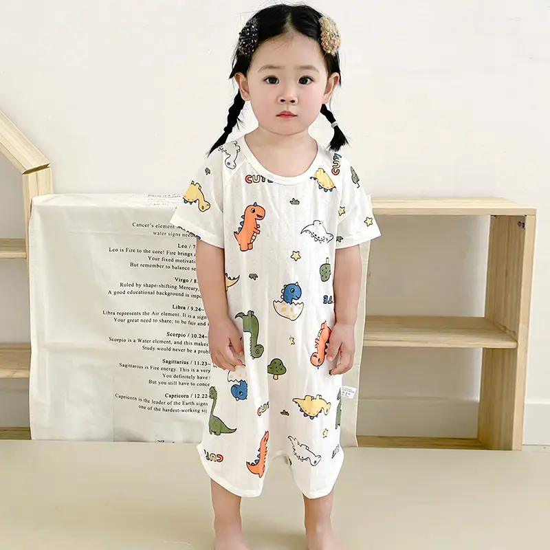 Bamboo Fiber Nightdress for Kids with Cute Print - Image 13