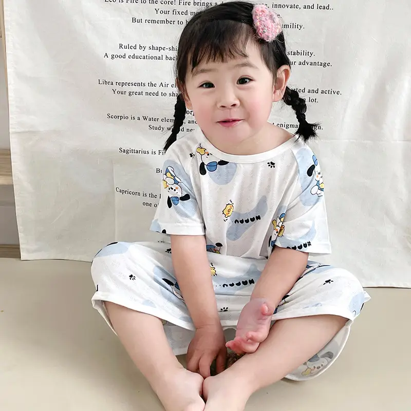 Bamboo Fiber Nightdress for Kids with Cute Print - Image 14