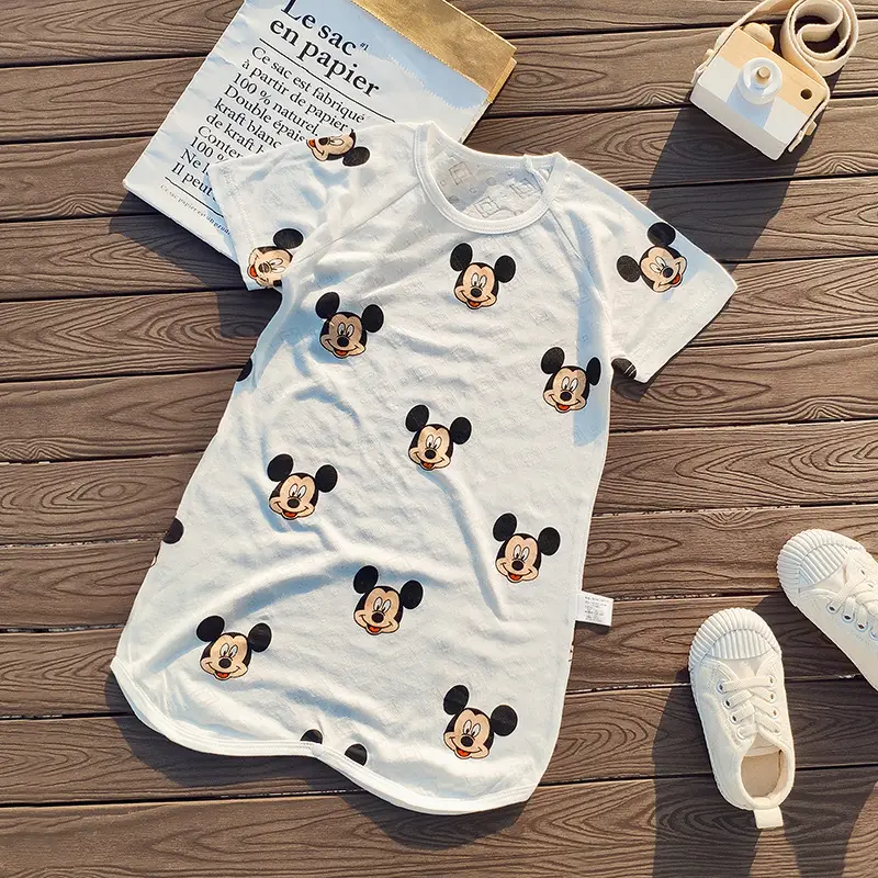 Bamboo Fiber Nightdress for Kids with Cute Print - Image 18