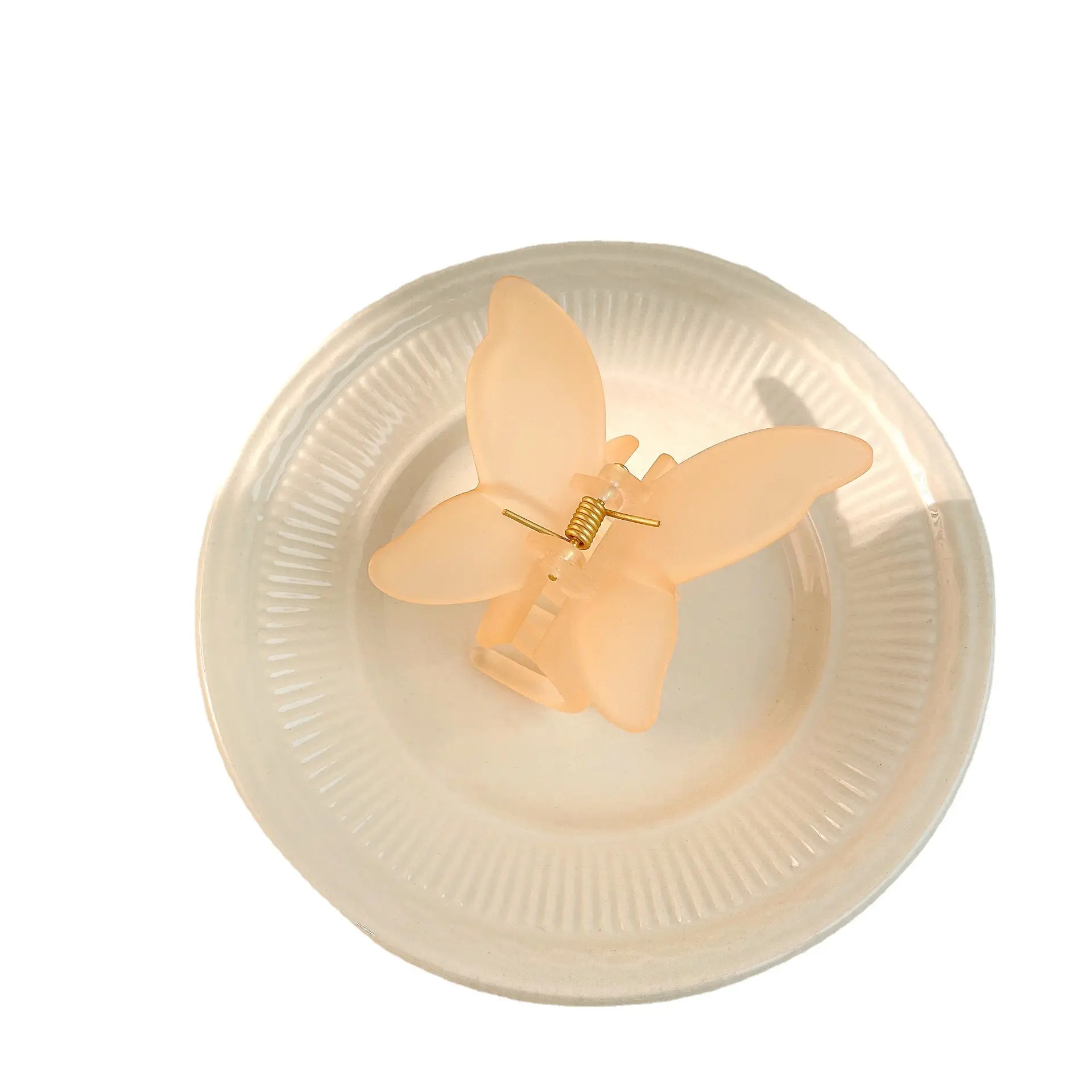 Pink Butterfly Hair Clip for Women - Image 11