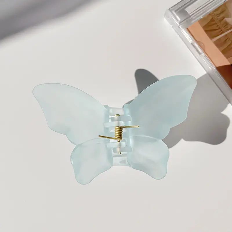 Pink Butterfly Hair Clip for Women - Image 3
