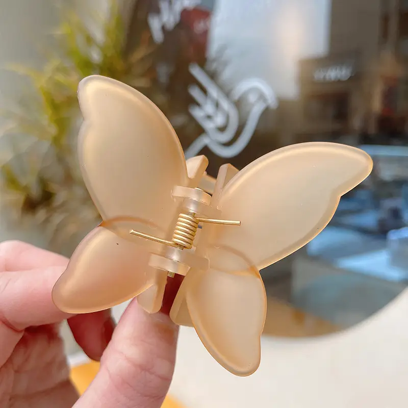 Pink Butterfly Hair Clip for Women - Image 5