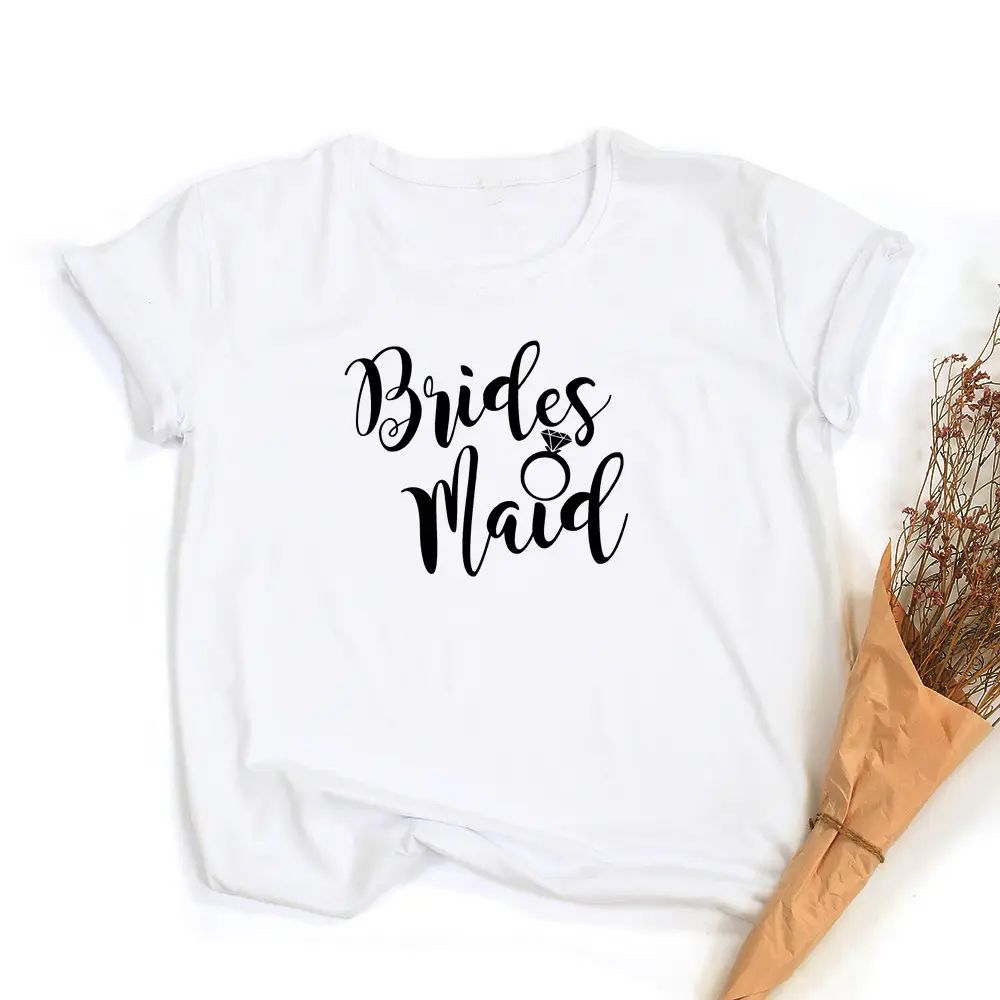 Pink Printed Women's T-Shirt I Do Crew Well Be For You - Image 15