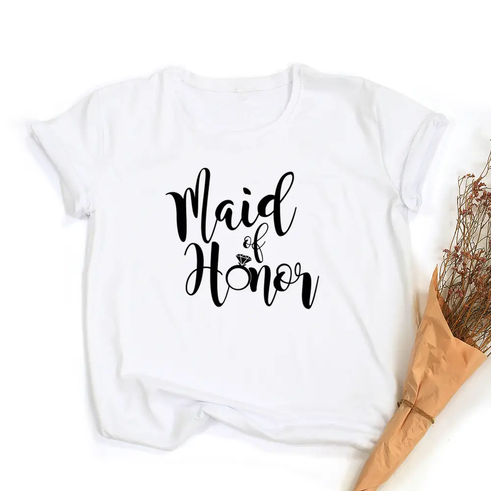 Pink Printed Women's T-Shirt I Do Crew Well Be For You - Image 17