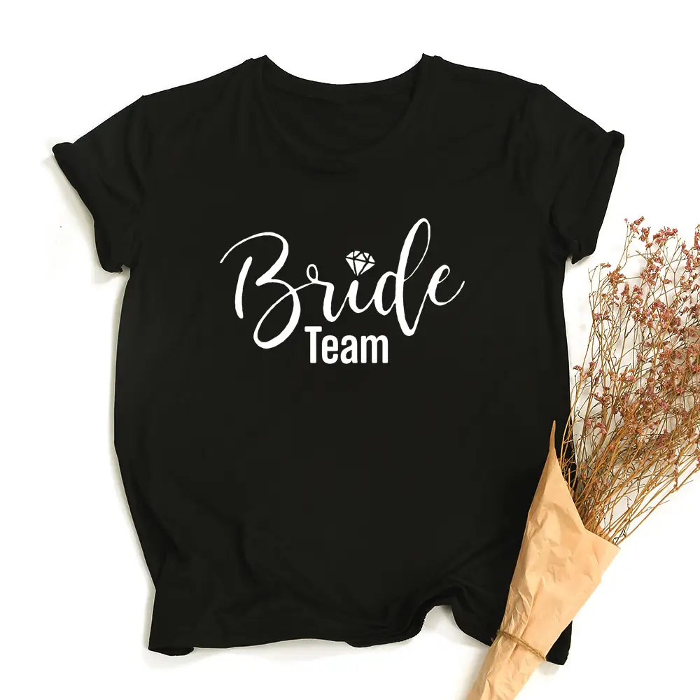 Pink Printed Women's T-Shirt I Do Crew Well Be For You - Image 23
