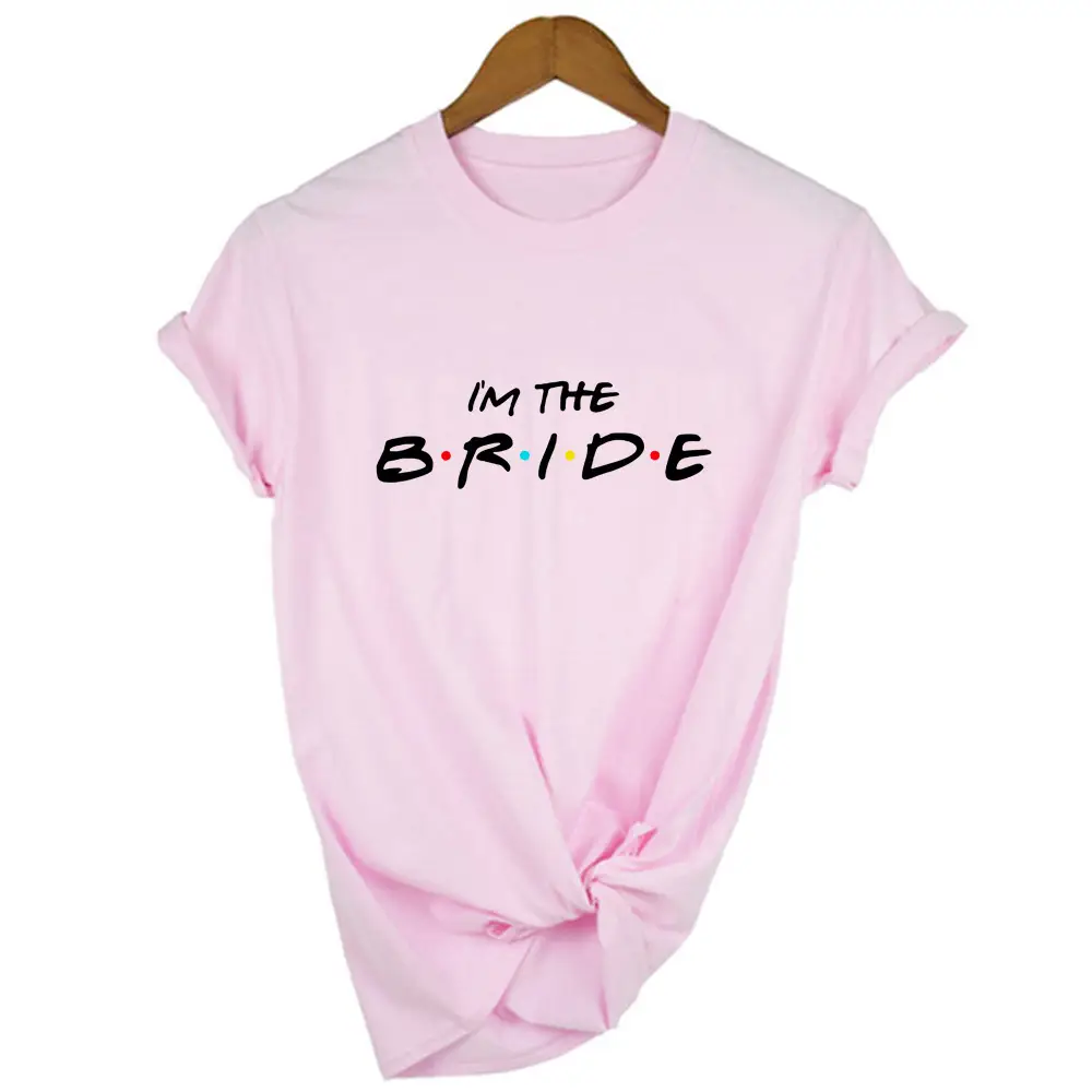 Pink Printed Women's T-Shirt I Do Crew Well Be For You - Image 26