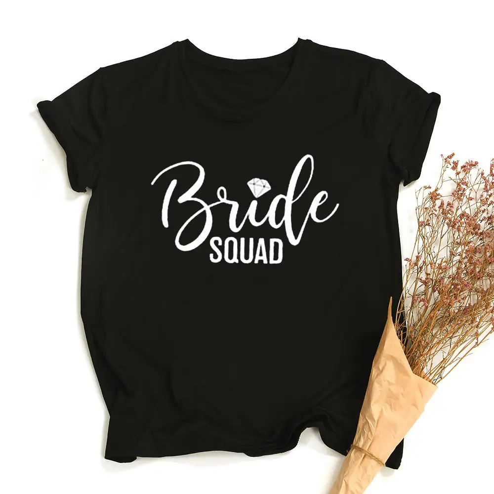 Pink Printed Women's T-Shirt I Do Crew Well Be For You - Image 31