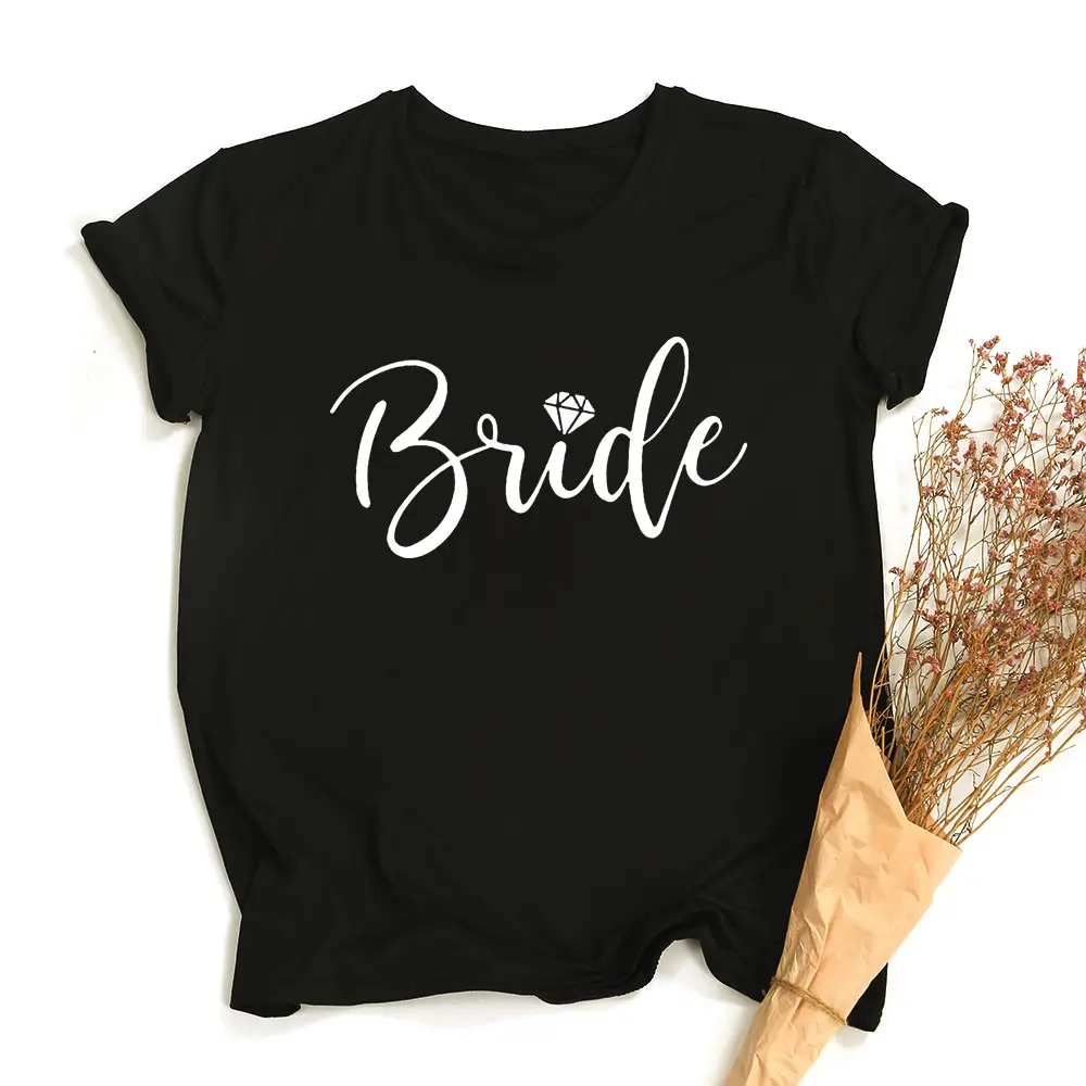 Pink Printed Women's T-Shirt I Do Crew Well Be For You - Image 8