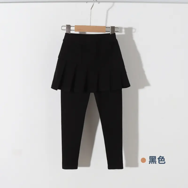 New Girls Leggings Spring Summer Cotton Green - Image 3