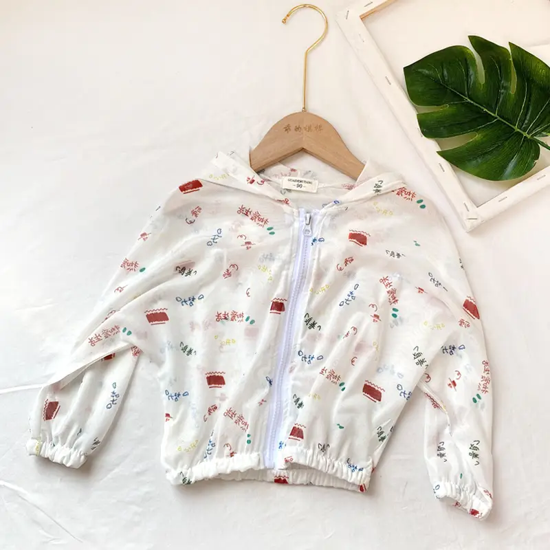Girls Purple Floral Long Sleeve Sun Protection Top - Image 11